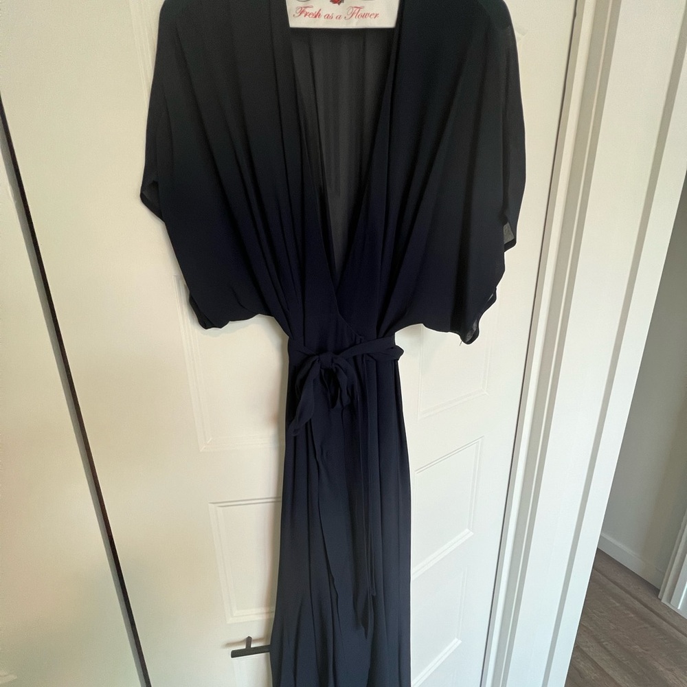 Reformation / blue / long dress / size small